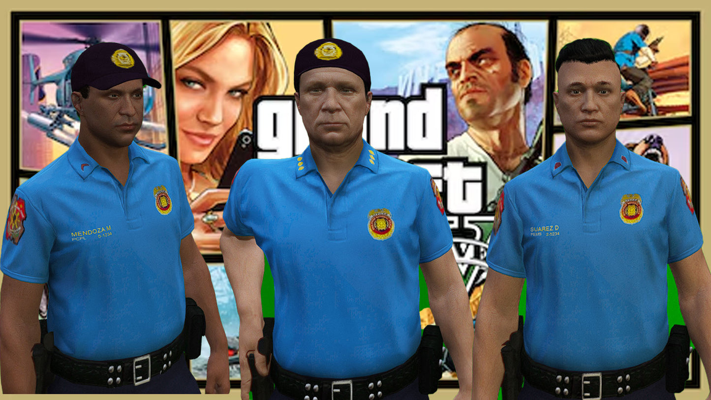 POLOSHIRT WITH RANK DECALS